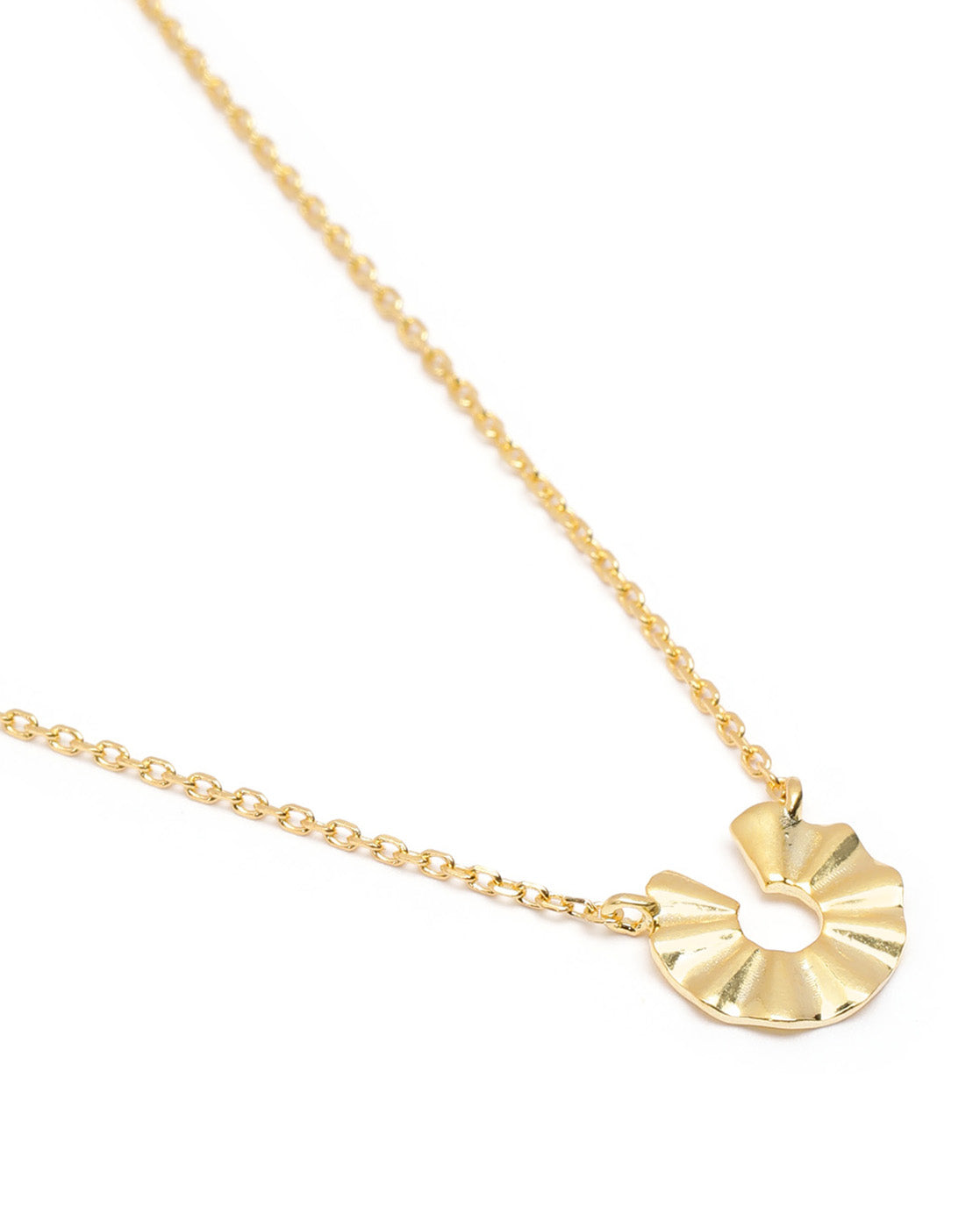 18kt Gold Plated Contemporary Necklace