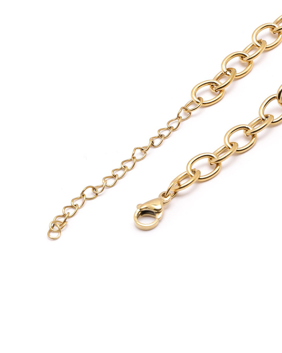 18kt Gold Plated CZ Heart Pendant and Chain