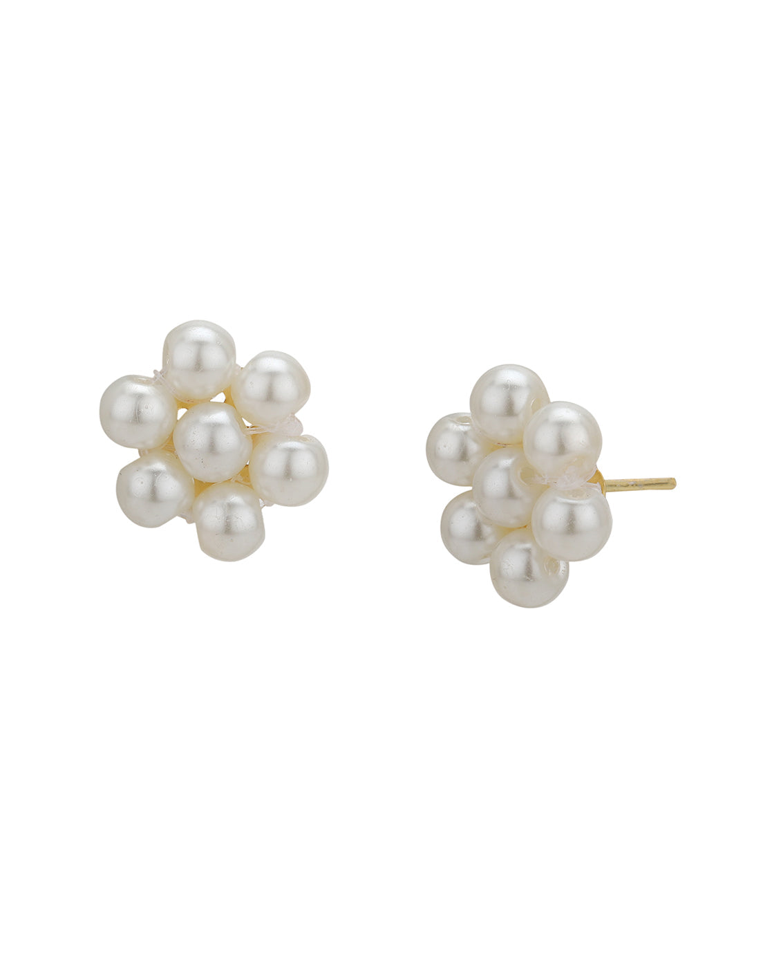 Gold Plated Double Layer Pearl Beaded Jewellery Set