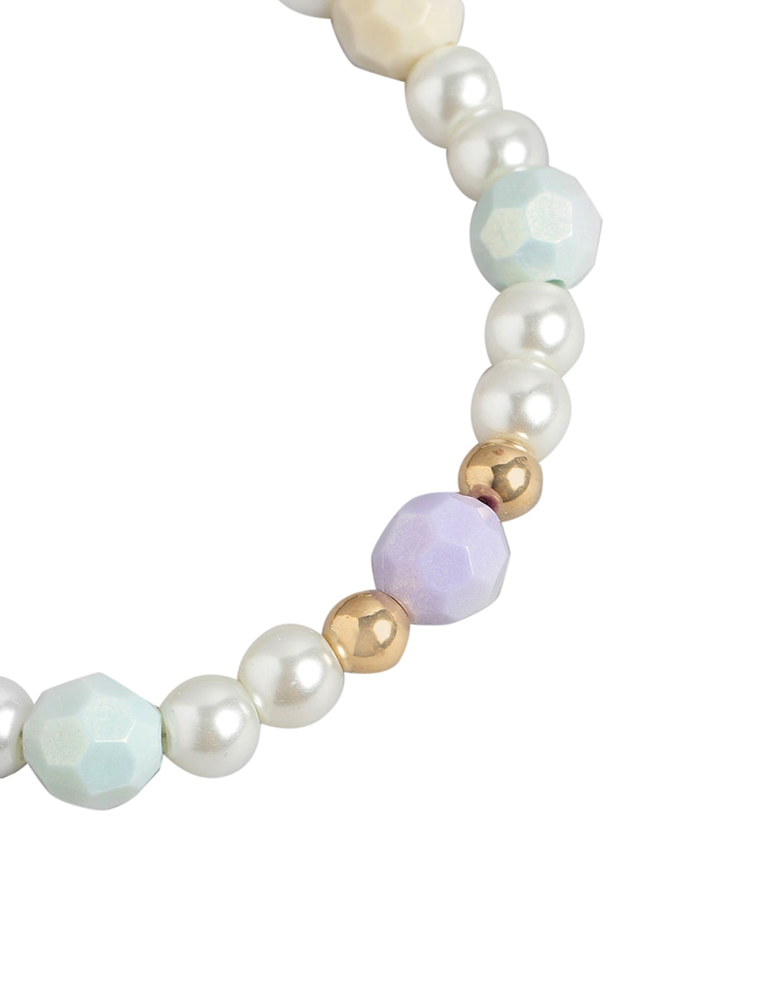 Gold Plated with Pearl Fancy Jewellery Set for girl