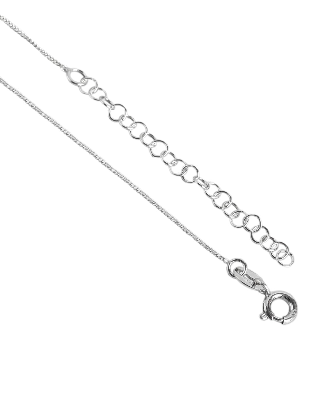 925 Sterling Silver Rhodium Plated with Enamel Unicorn Necklace