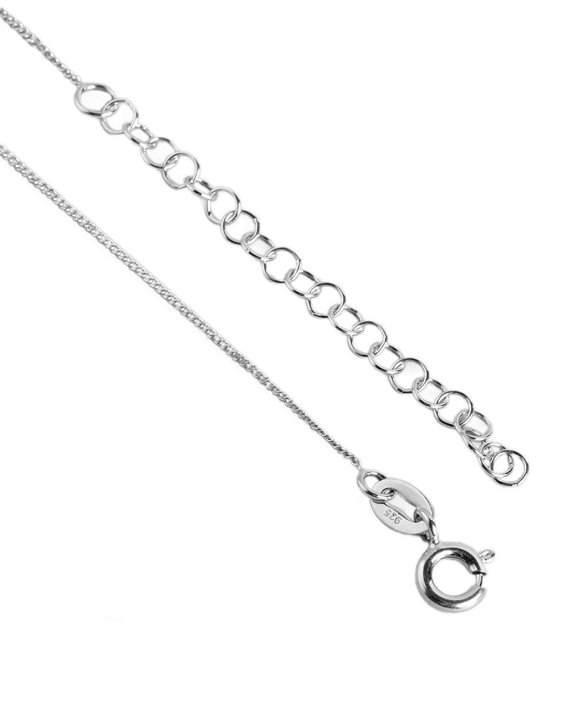 925 Sterling Silver Rhodium Plated Enamel Cactus in a Pot Necklace