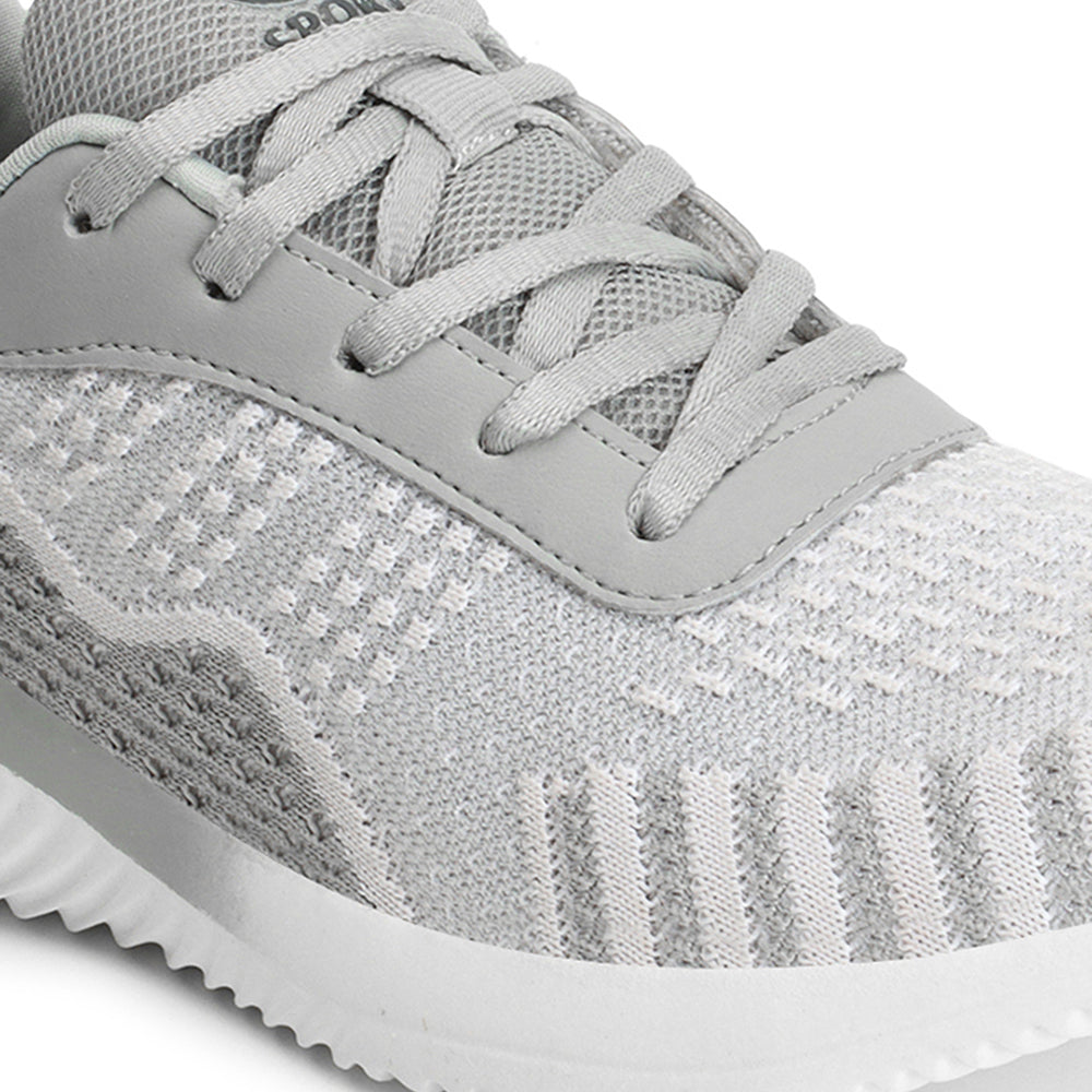 Women Mesh Flyknit Technology Lace-Up Sports Shoes
