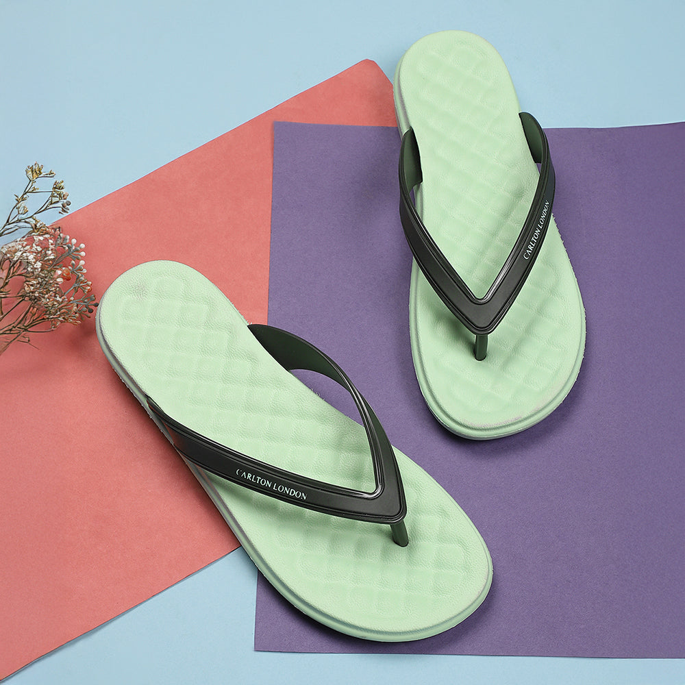 Women Comfort Textured Sole Thong Slippers