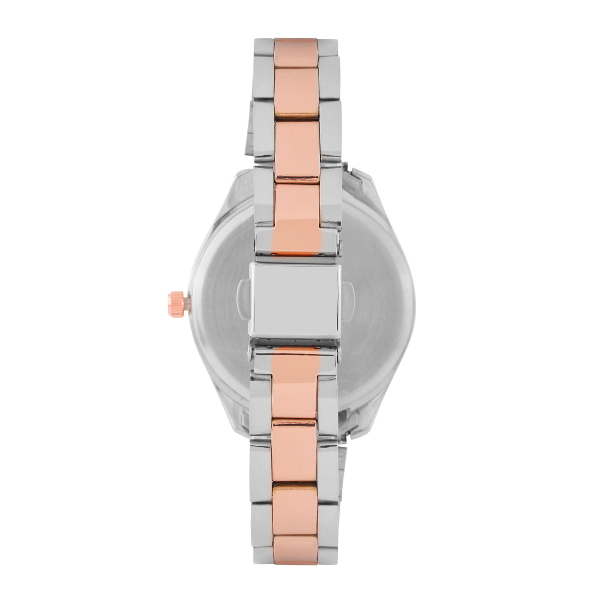 Women Rose Gold/Purple Stainless Steel Harper Collection Analog Watch CLBRTPRP