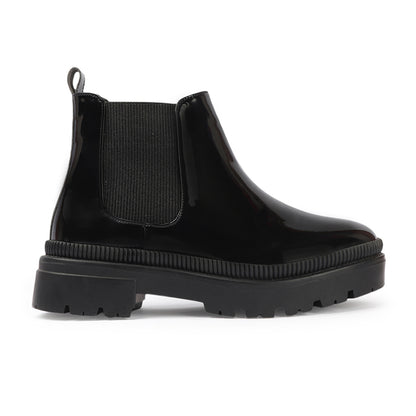 Women Block-Heeled Chelsea Slip-on Boots