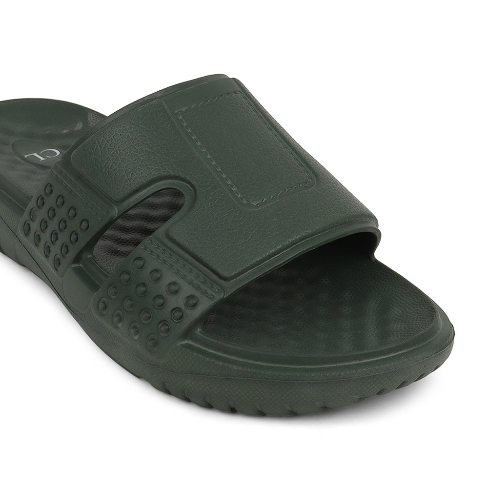Men Textured Comfort Sliders