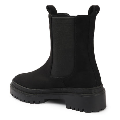 Women Block-Heeled Chelsea Slip-on Boots