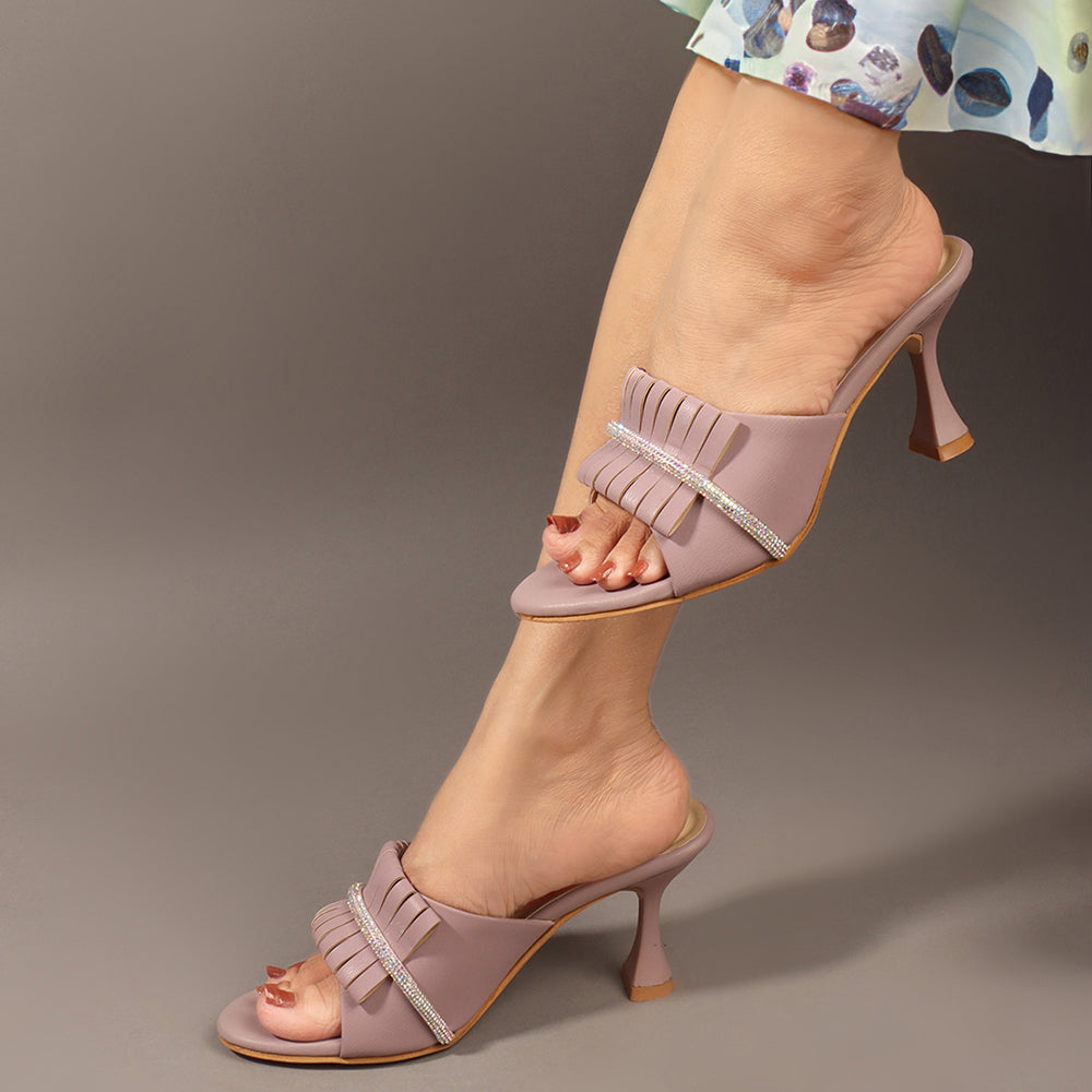 Women Embellished Party Stiletto Heel Sandals