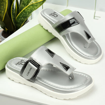 Women Lightweight Thong Velcro Sandals