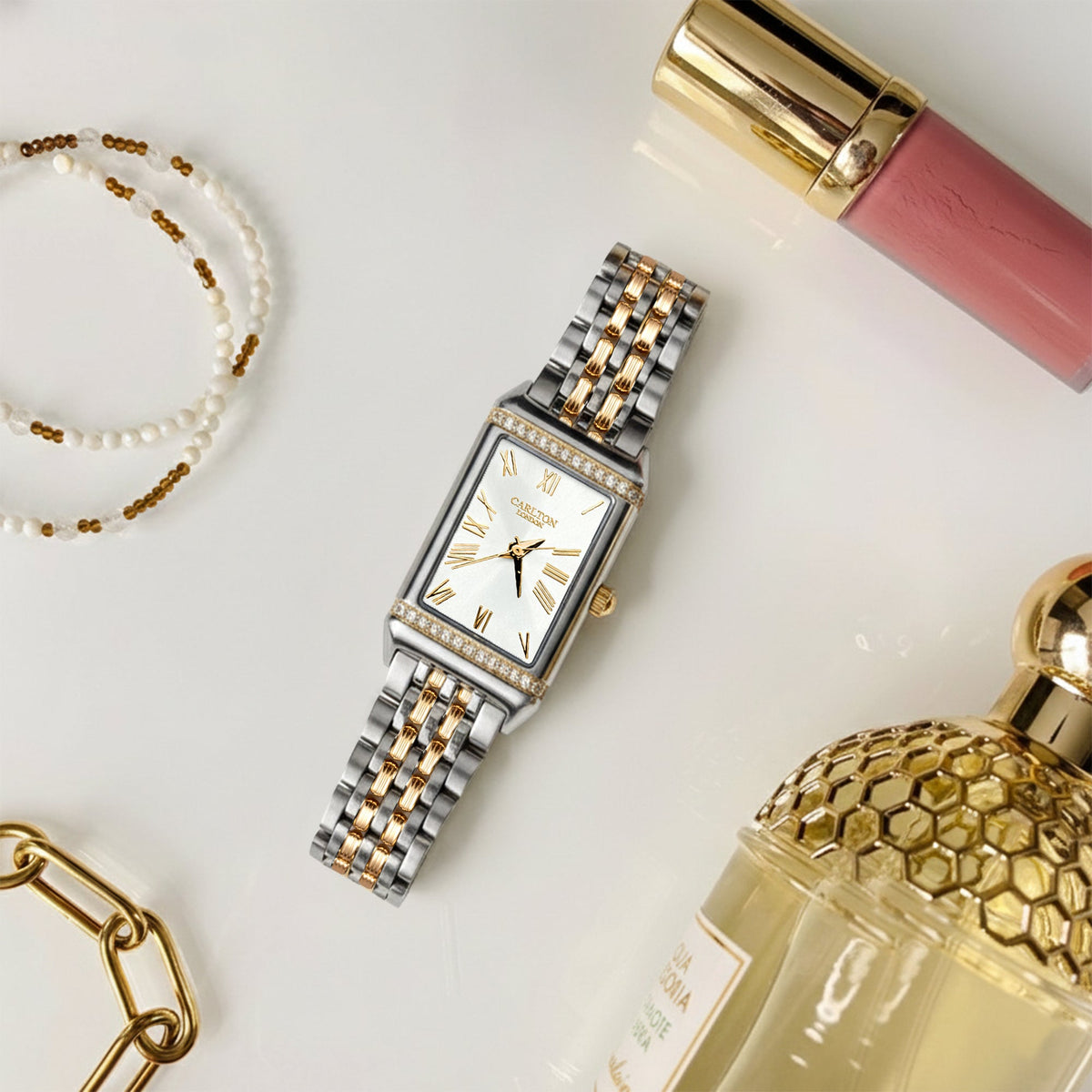 Carlton London Women Amara White Analog Watch CL-AM-WHT