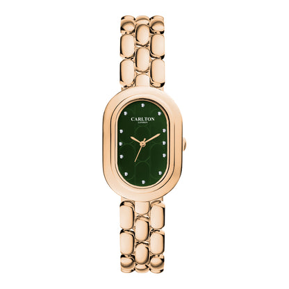 Carlton London Women Cecil Analog Watch CL-CEC-GRN