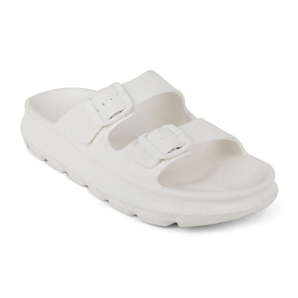 Men Textured Dual Strap Comfort Sliders