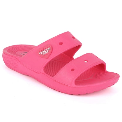 Women Lightweight and comfortable Dual Strap Slides