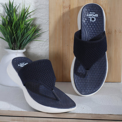 Women FlyKnit Thong Comfort Sandal
