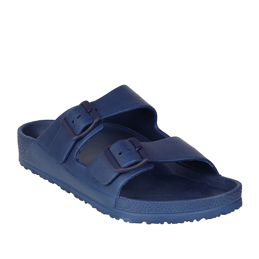 Men Dual Strap Adjustable Comfort Slides