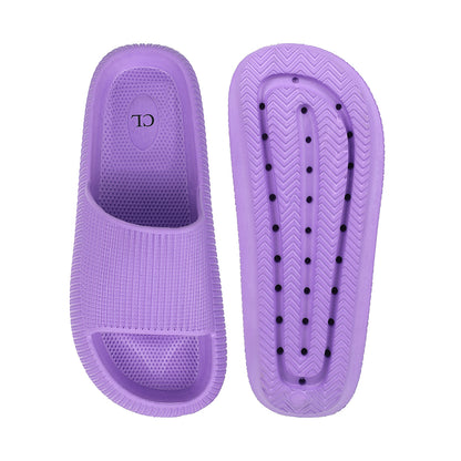Women Lightweight and comfortable Textured Slides