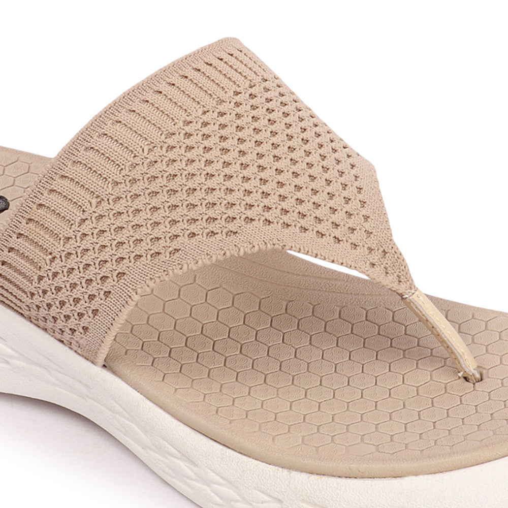 Women FlyKnit Thong Comfort Sandal