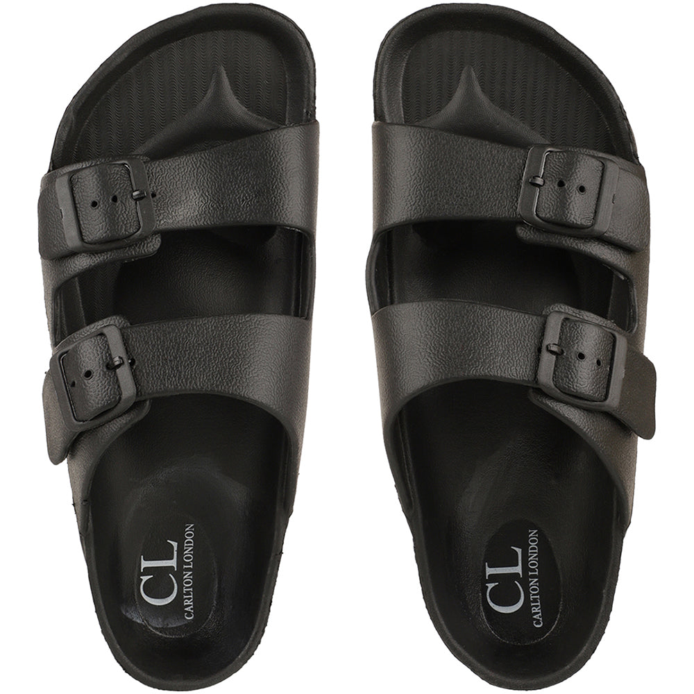 Men Dual Strap Adjustable Comfort Slides