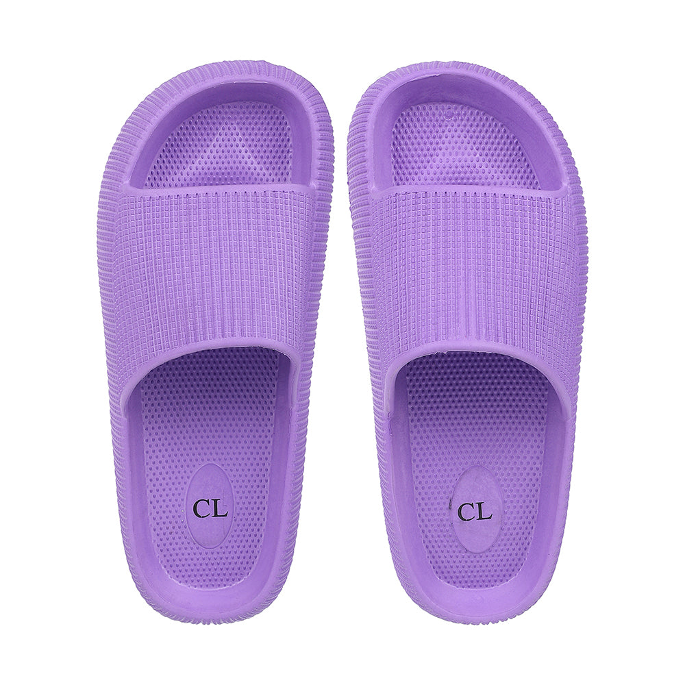 Women Lightweight and comfortable Textured Slides