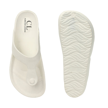 Women Comfort Round Toe Slip On Casual Flipflops