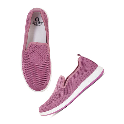Women Comfortable Flyknit Lightweight Slip-On Sneakers