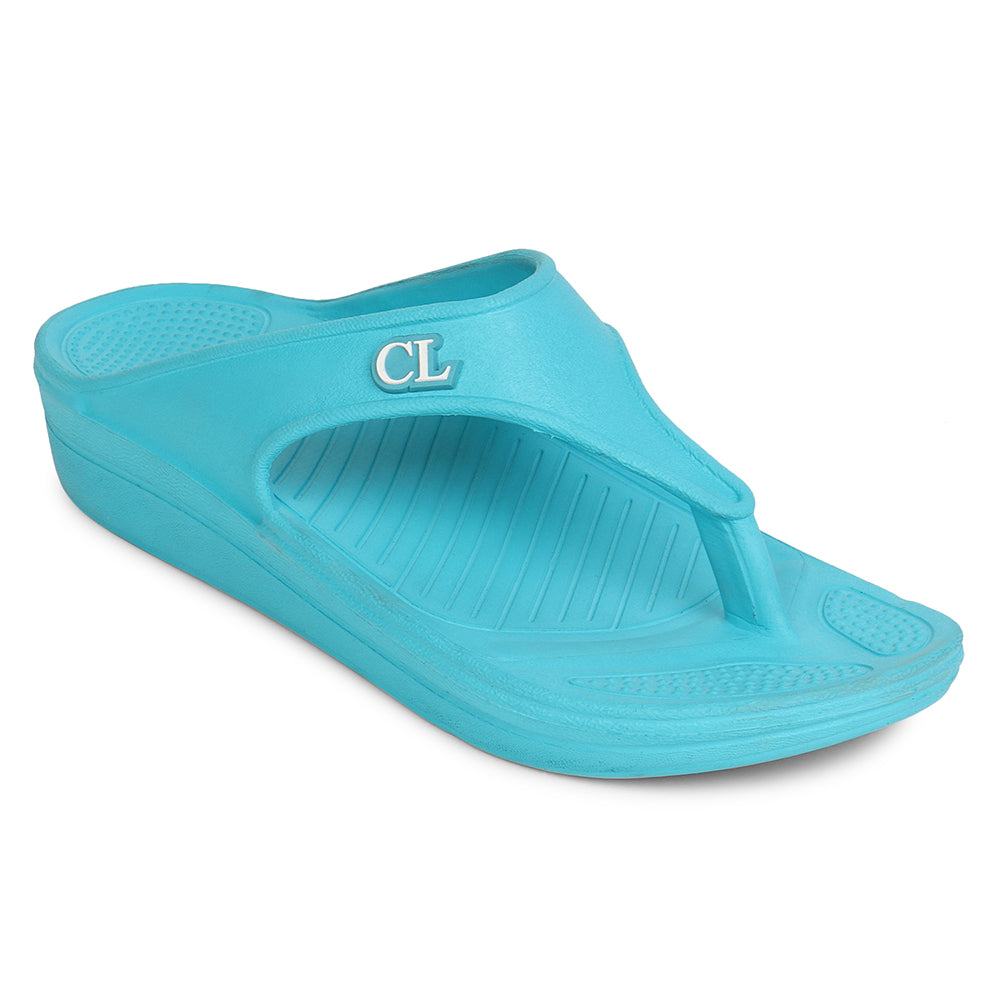 Women Fuchsia Comfortable Wedge Flip Flops
