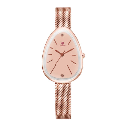Carlton London Eleanor Women Rose Gold Stainless Steel Watch - CLWEL-RG