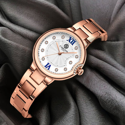 Charlotte Women Analog White Watch-CLWDRGS-004