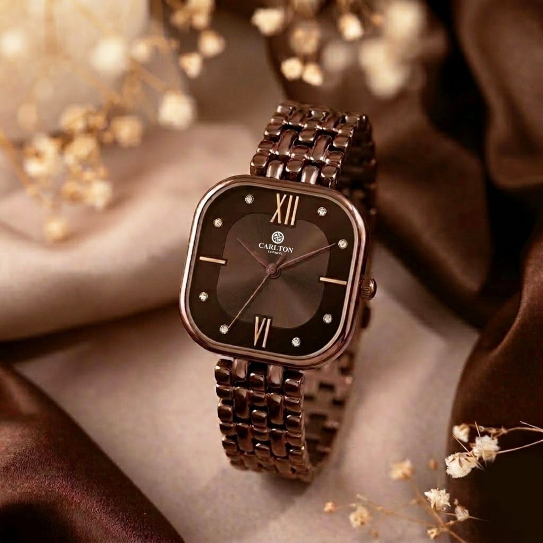 Carlton London Chelsea Women Brown Analog Watch -  CLSSCBRN