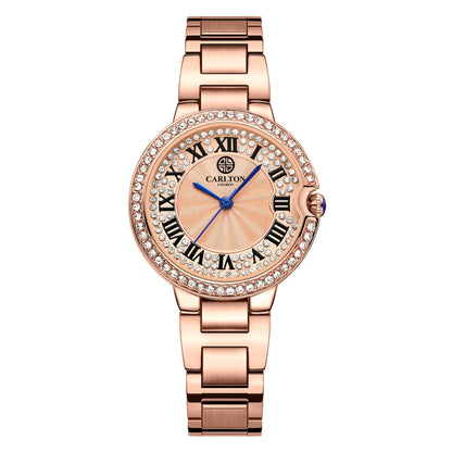Charlotte Women Analog Rose Gold Watch-CLDRGS-001
