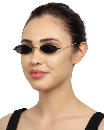 Carlton London Unisex Uv Protected Lens Oval Sunglasses