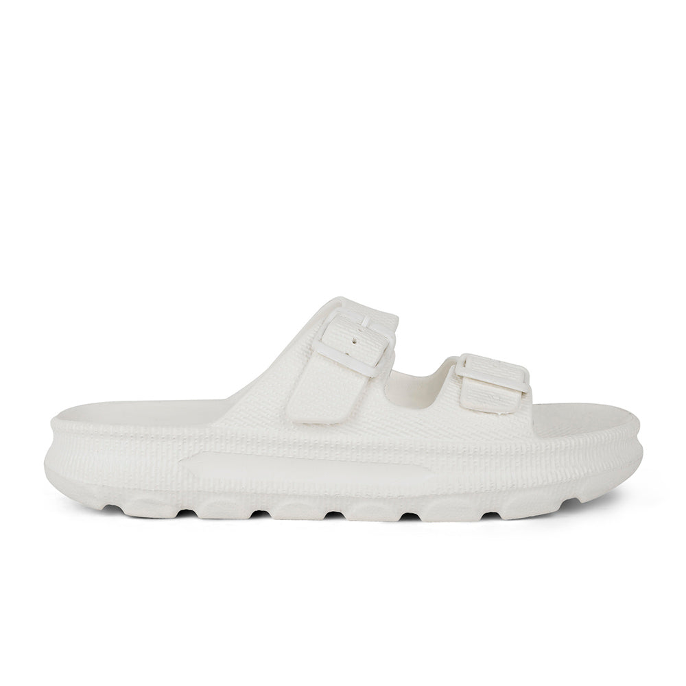 Men Textured Dual Strap Comfort Sliders