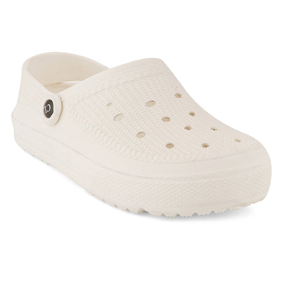 Men Sculpted Perforated Comfort Clogs with Back Strap