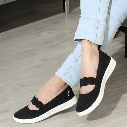 Women Mesh Flyknit Slip-On Lightweight Shoes
