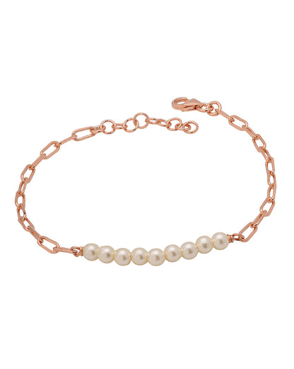 18K Gold Plated Pearl Rhythm Bracelet