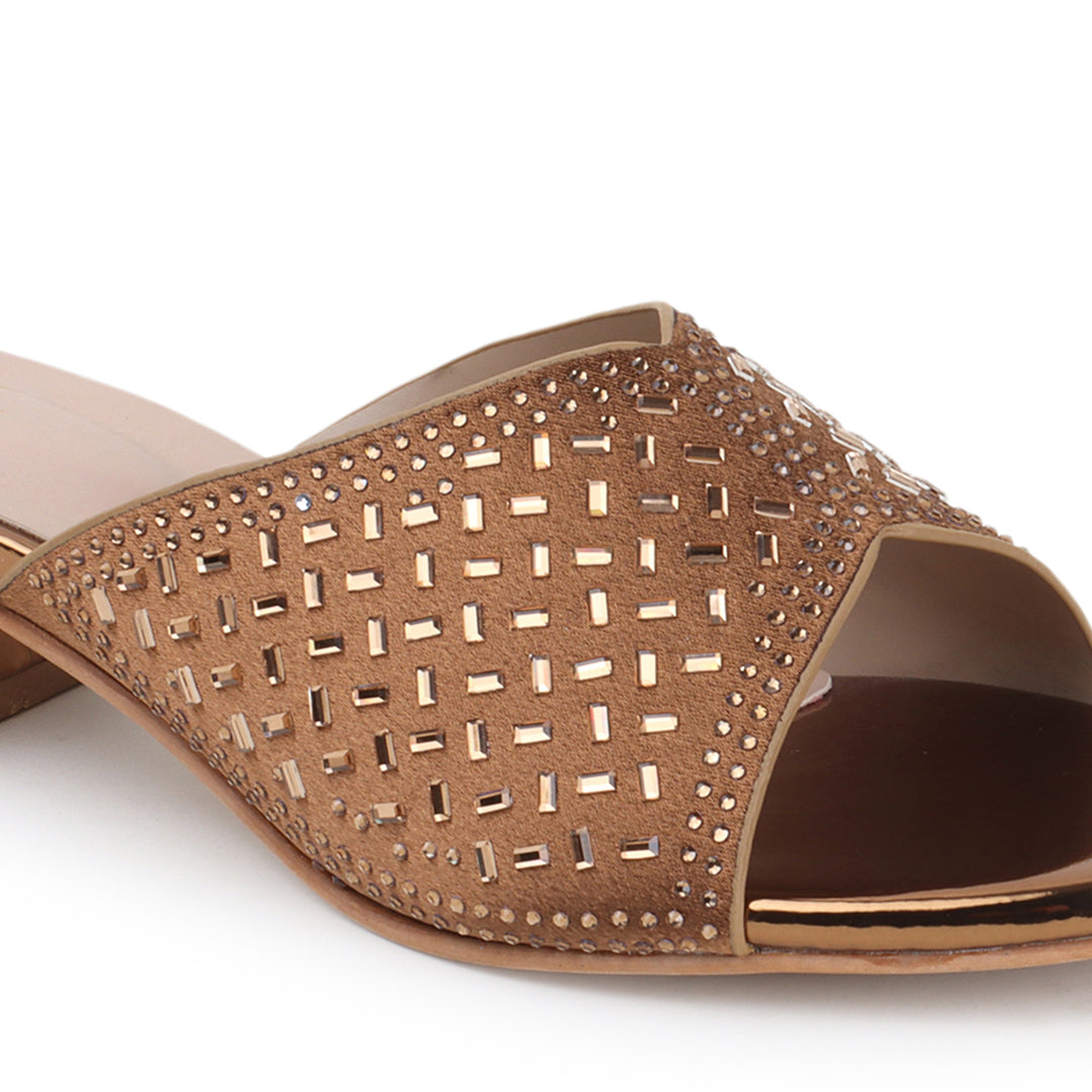 Women Embellished Block Heel Sandals