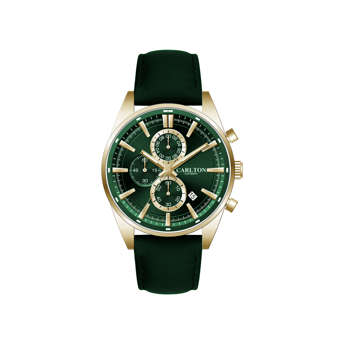 Carlton London Men Windsor Green Analog Watch CL-WD-GRN