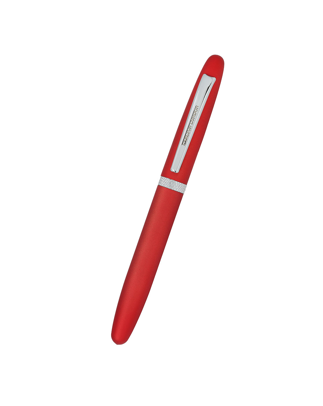 Red &amp; Silver Toned Metallic Stylish Executive Roller Ball Pen with Smooth Ink &amp; Sleek Writing