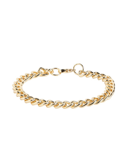 Men Gold Plated Cuban Link Bracelet