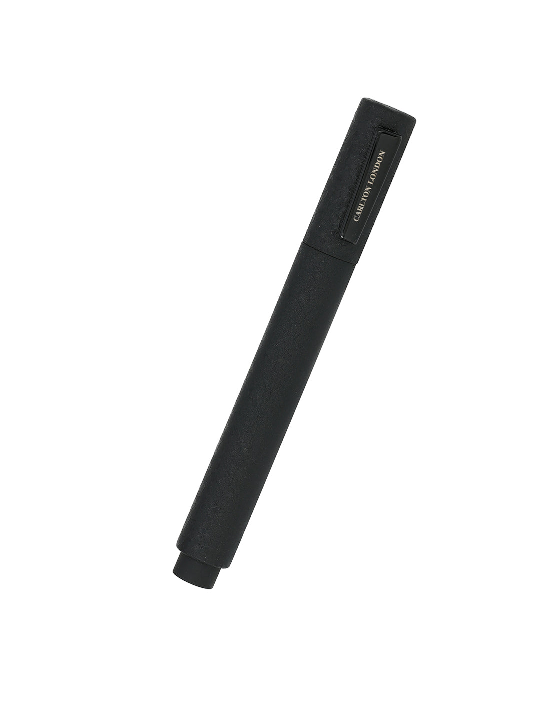 Matte Black Toned Luxury Executive Roller Writing Pen with Chrome Clip