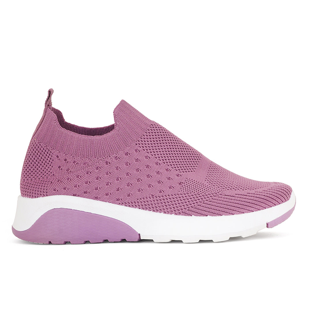 Women Comfortable Flyknit Lightweight Slip-On Sneakers