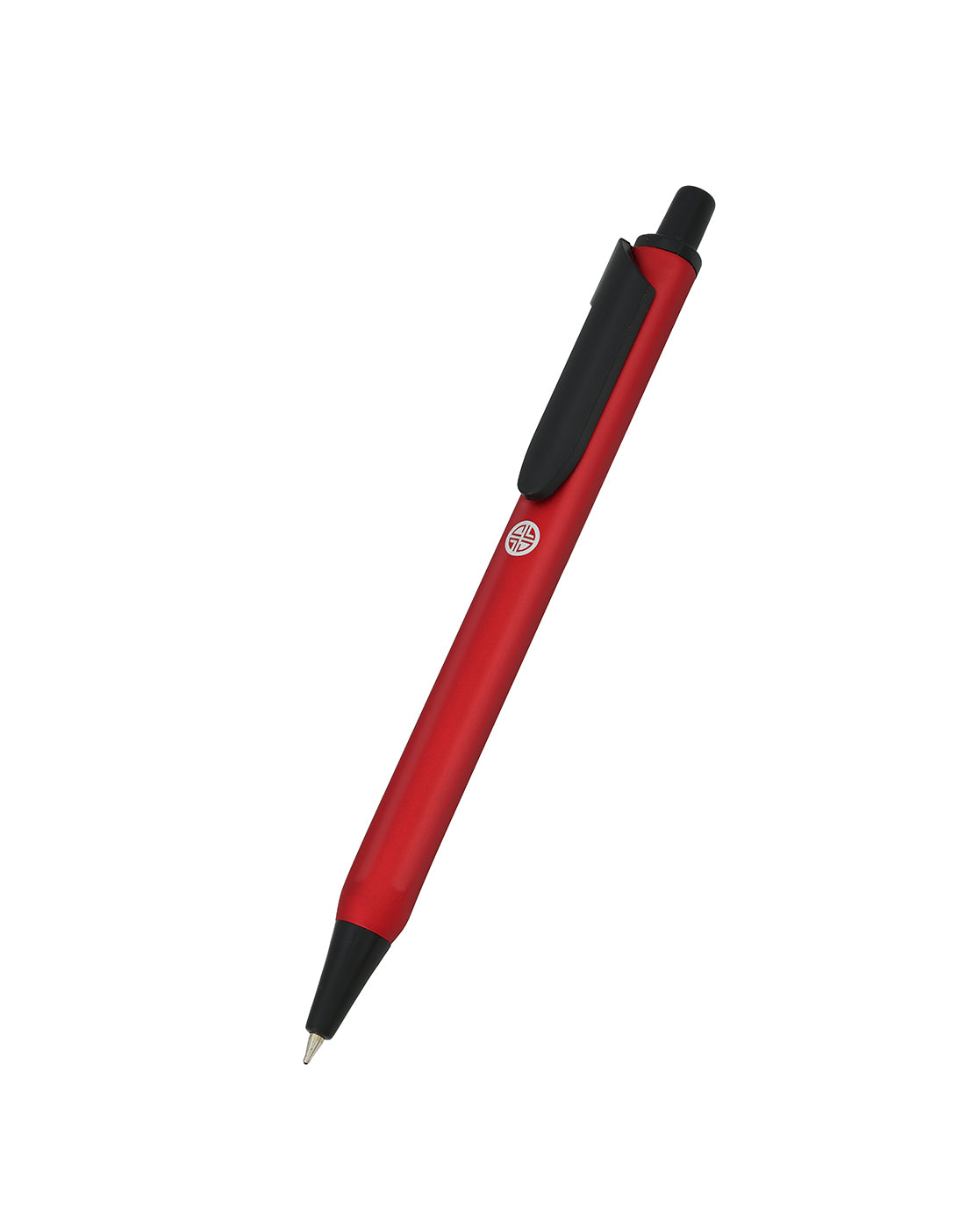 Red &amp; Black Toned Clicker Button Stylish Ballpoint Pen with Smooth Ink and Fine Tip