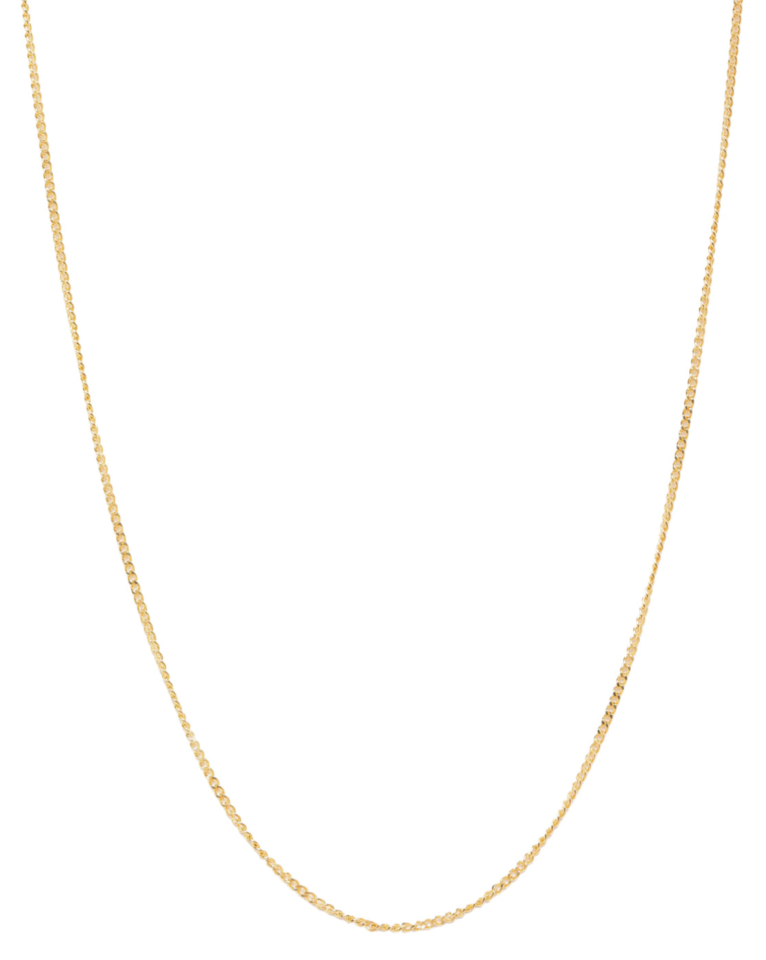 18kt Gold Plated Evergreen Curb Chain