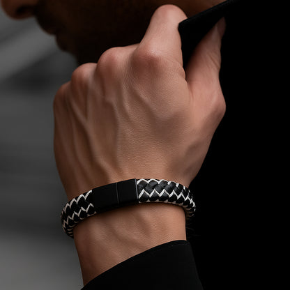 Men Leather Multistrand Bracelet  - CLJW-39