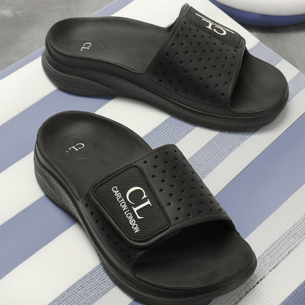 Men Perforated Adjustable Comfort Sliders