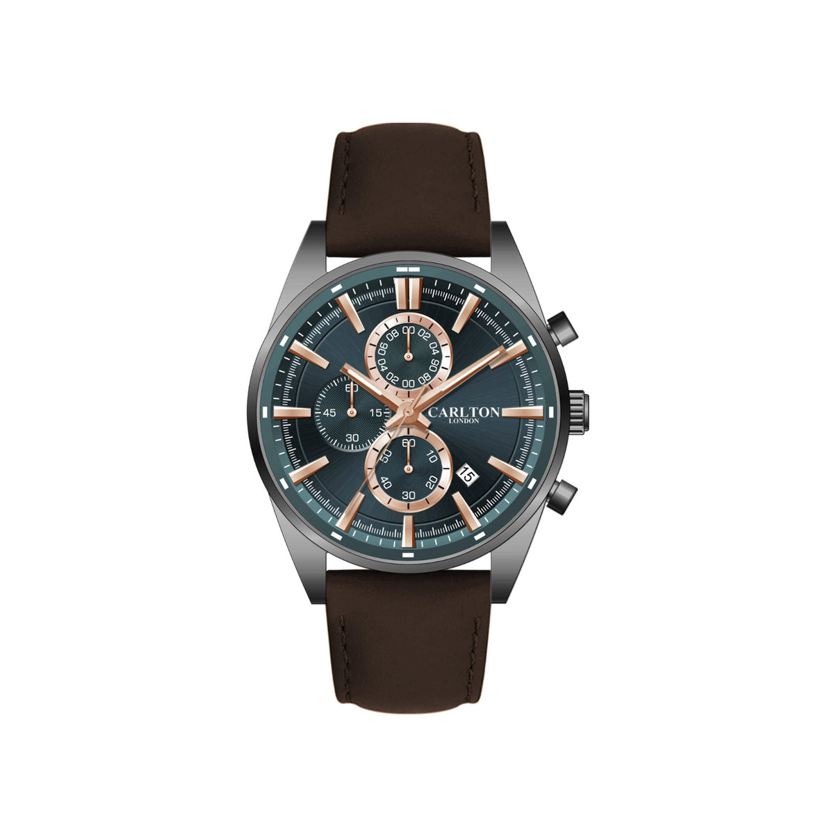 Carlton London Men Windsor Teal Analog Watch CL-WD-609