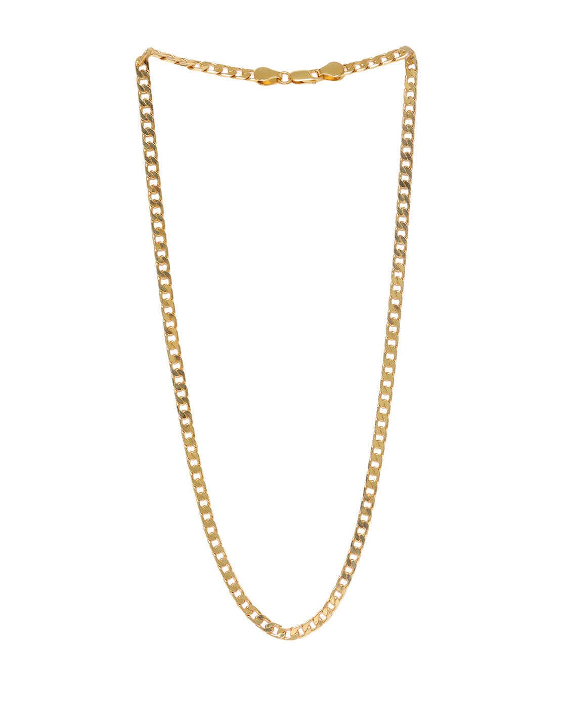 18KT Gold Plated Classic Curb Link Chain for Men