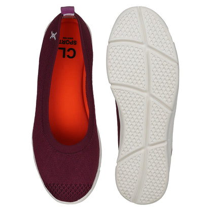 Women FlyKnit Comfort Slip On Ballet Flats