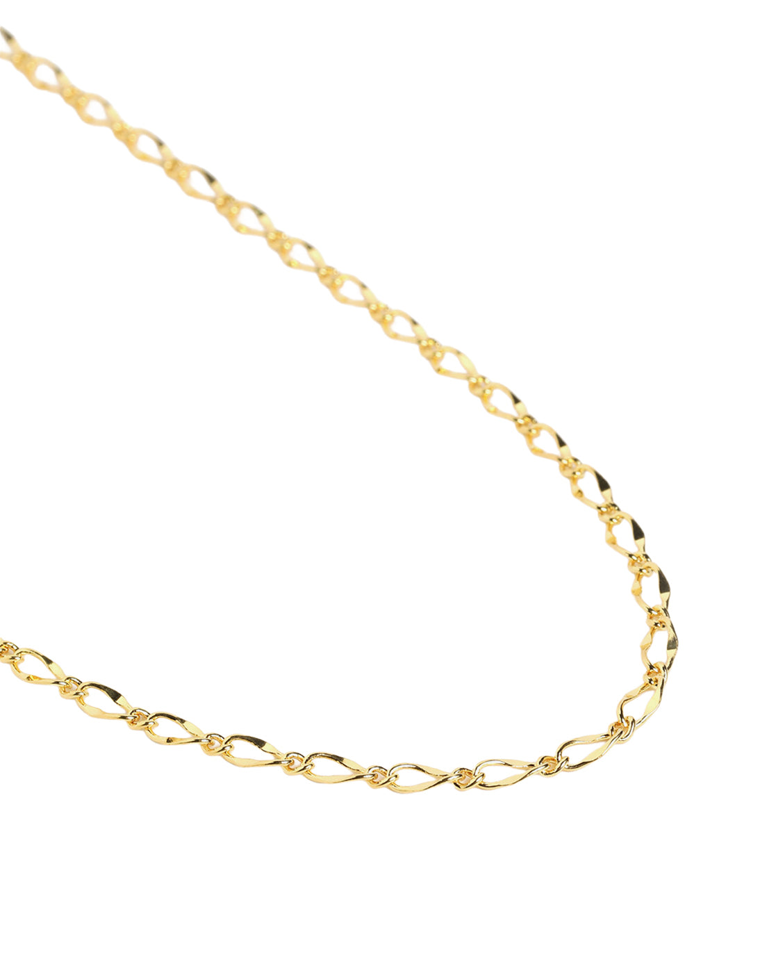 18kt Gold Plated Sculpted Link Chain